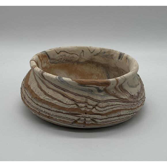 Vintage Comanche Pottery Bowl Planter Succulents Designed signed By Ron Allen - Picture 1 of 7